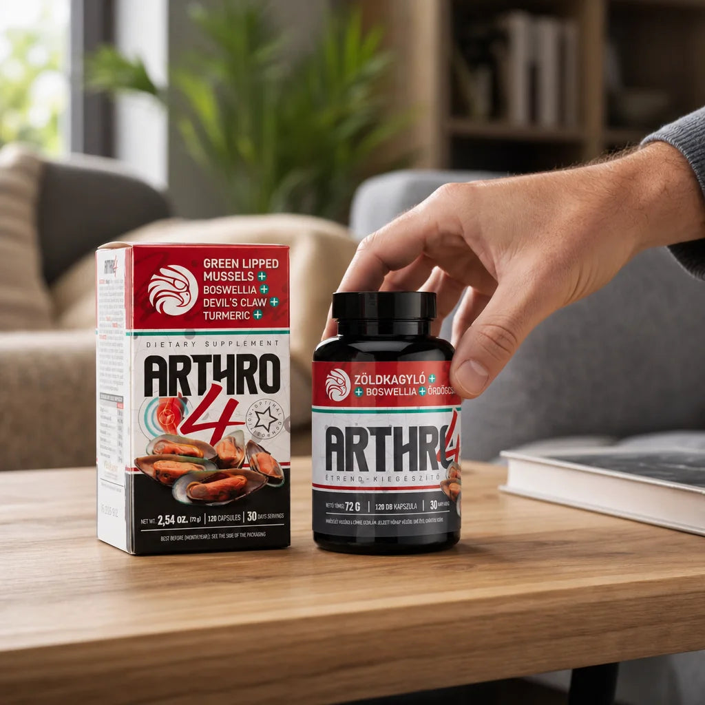 ARTHRO4 • Complesso articolazioni + cartilagine • con Cozza dalle Labbra verdi • 120 capsule