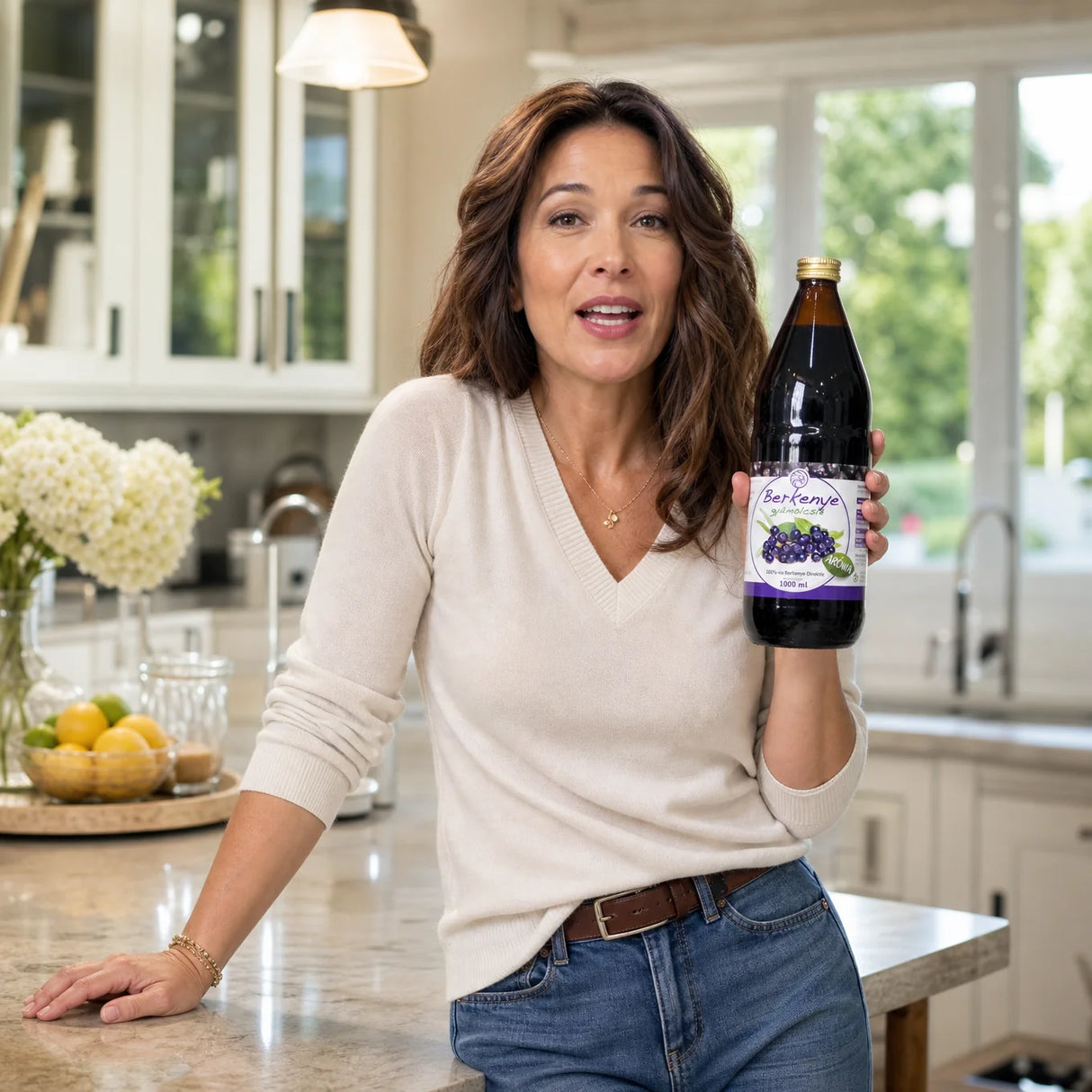 Mannavita succo di Aronia, puro spremuto al 100%  • 1000 ml