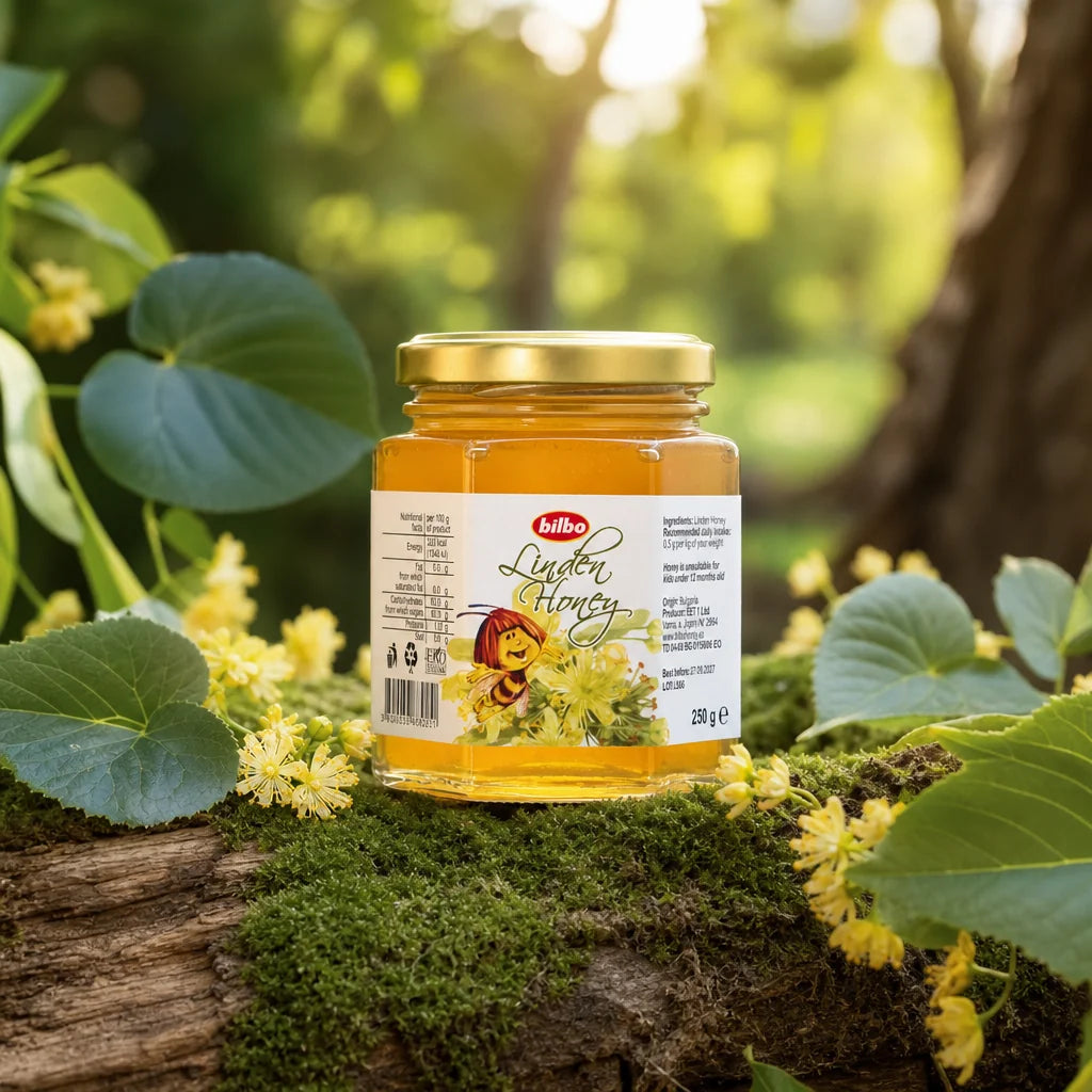 Miele di tiglio Bilbo grezzo • 250 g