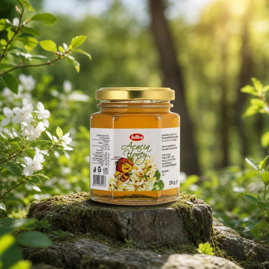 Miele di cacao crudo Bilbo • 250 g