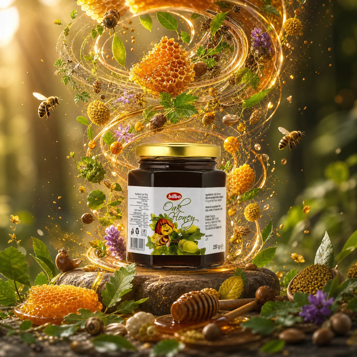 Miele di tiglio Bilbo grezzo • 250 g