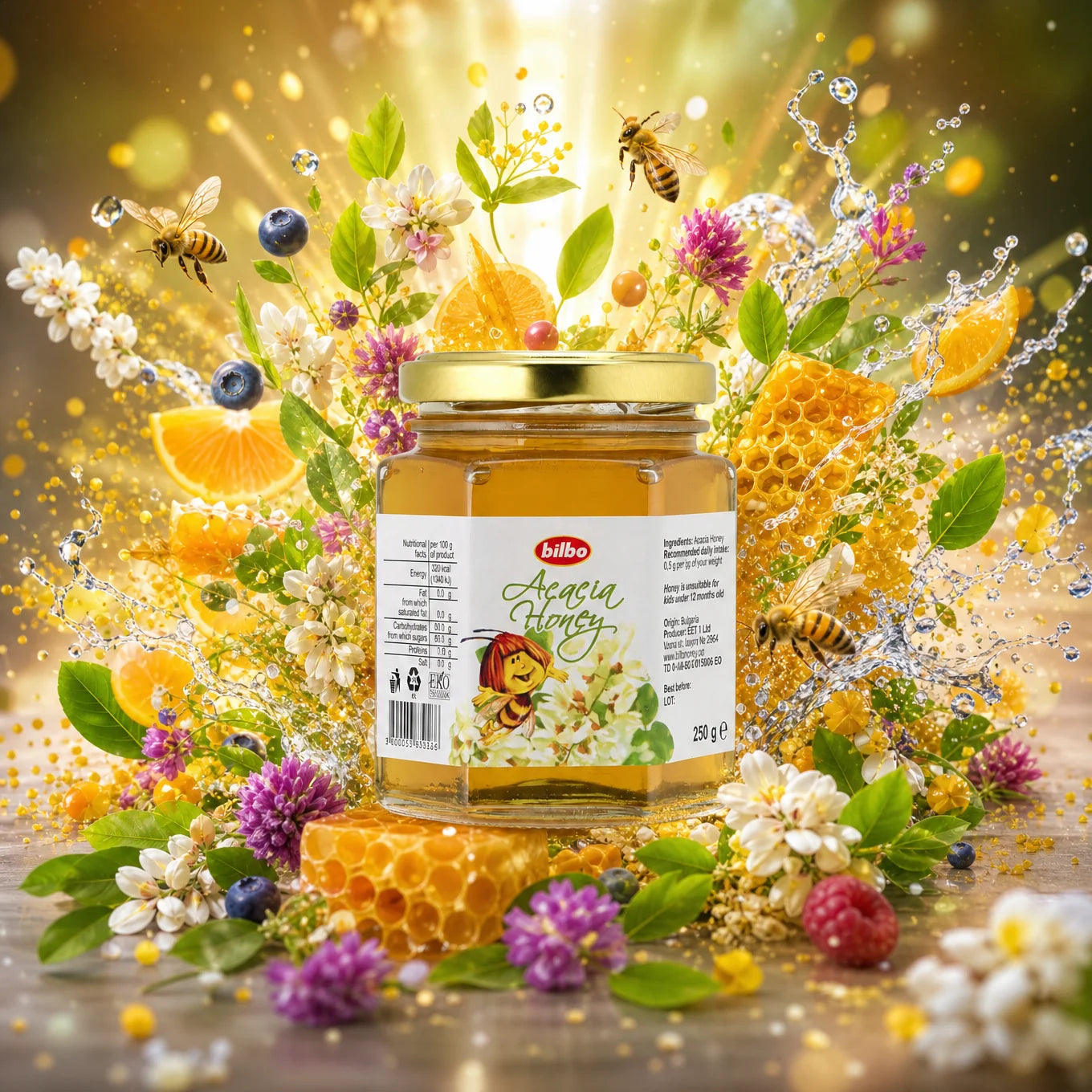 Miele di tiglio Bilbo grezzo • 250 g