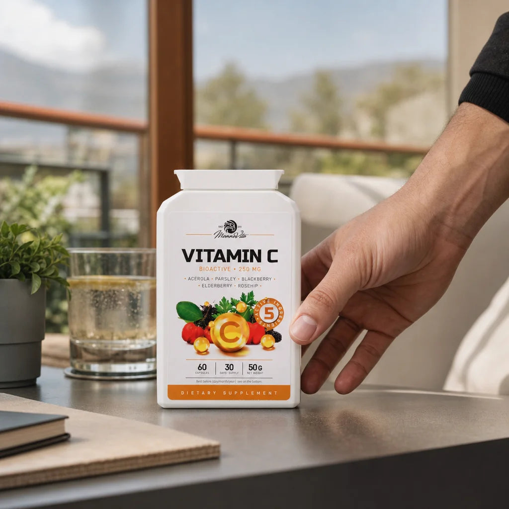 Mannavita Complesso di Vitamina C • 250 mg bioattivo • 60 capsule
