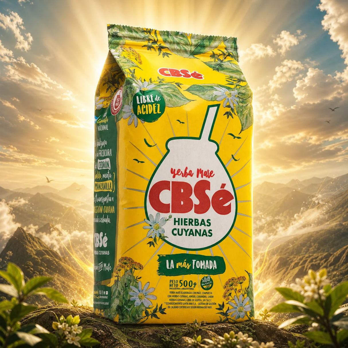 Tè di yerba mate CBSé • Limone - Limón • 500 g