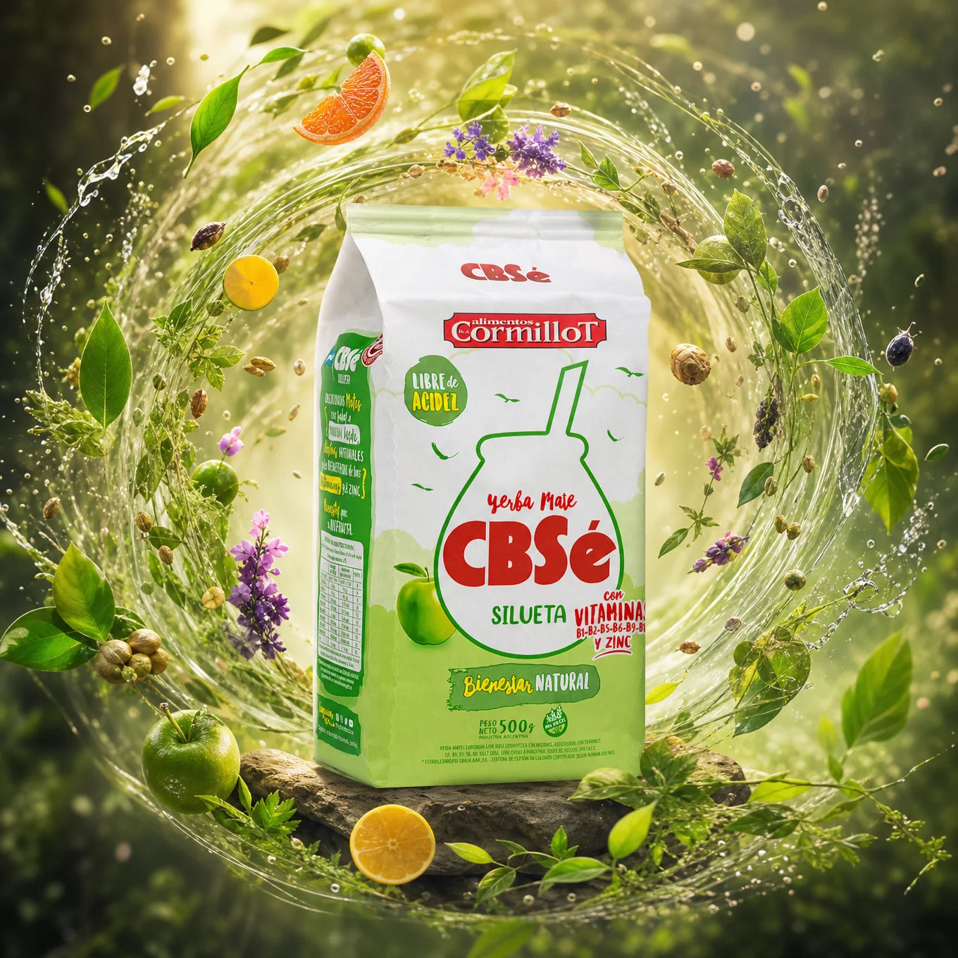 CBSé tè di yerba mate • Frutti di bosco • 500 g