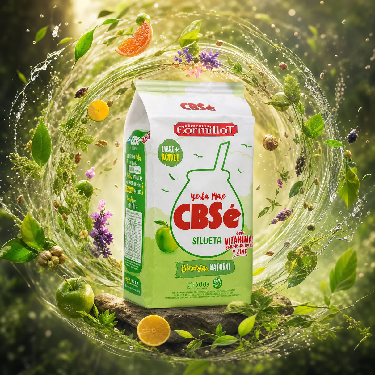 CBSé tè di yerba mate • Frutti di bosco • 500 g