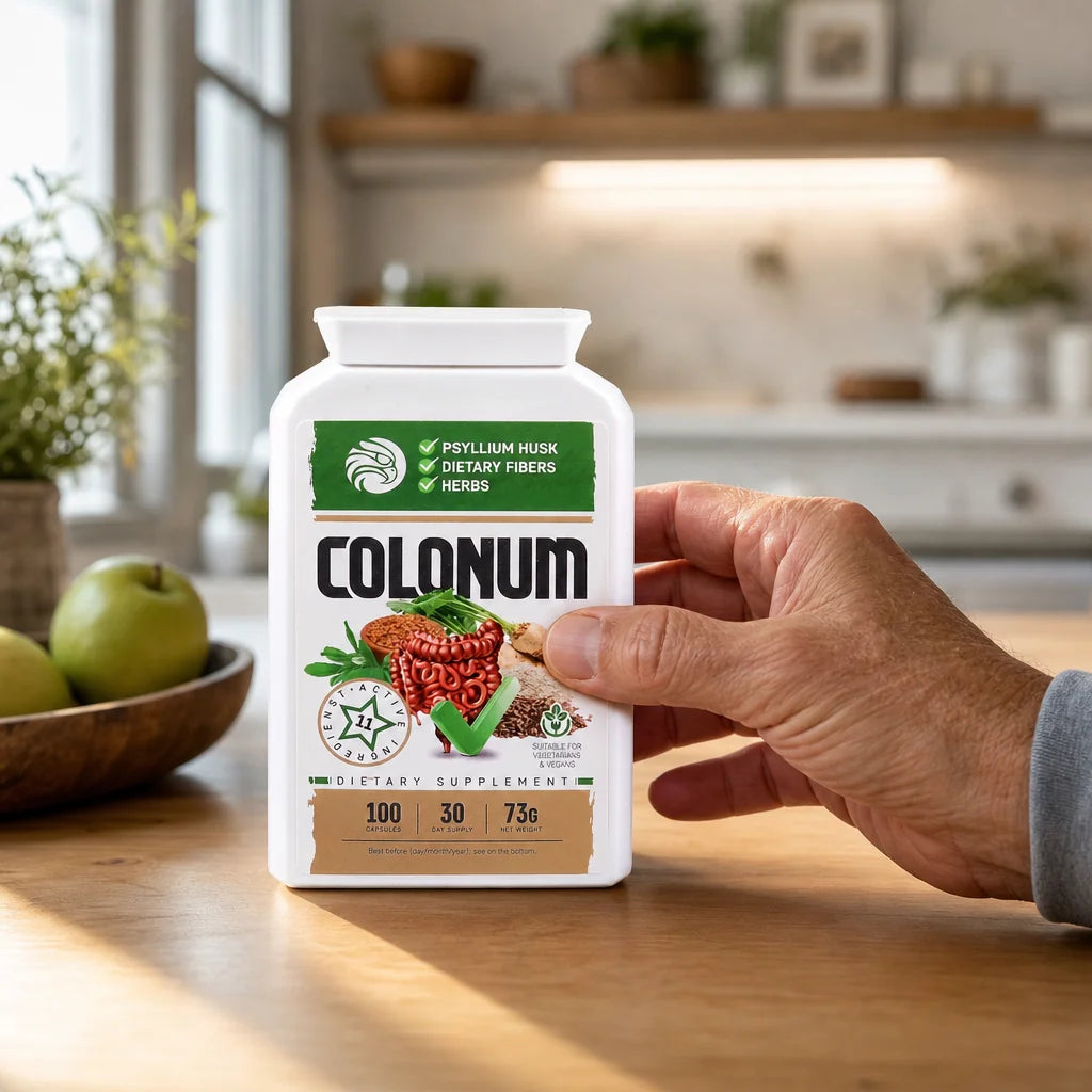 COLONUM capsule per la pulizia del colon e il ripristino dell'intestino • 100 capsule
