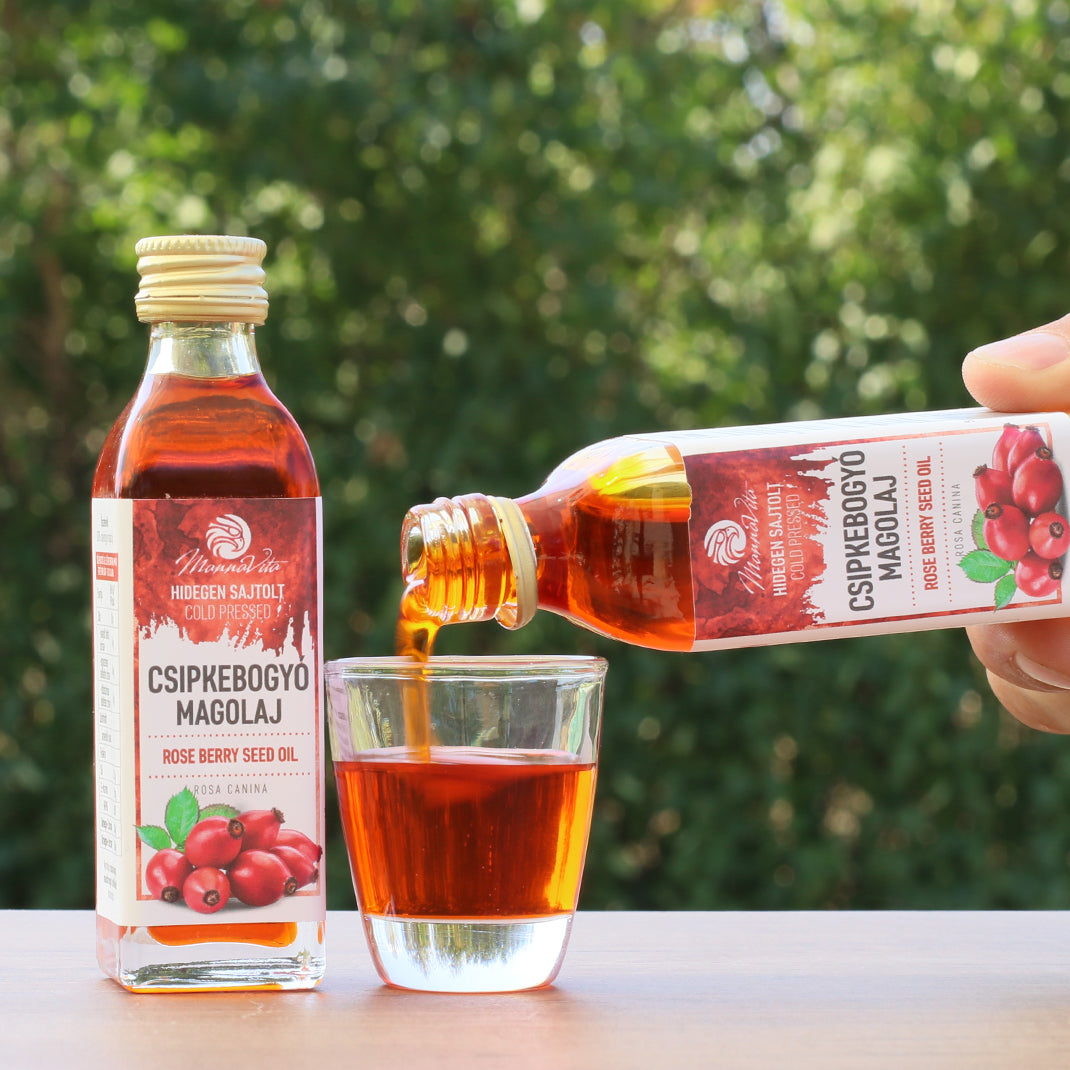 Olio di semi di rosa canina ungherese spremuto a freddo Mannavita • 40 ml