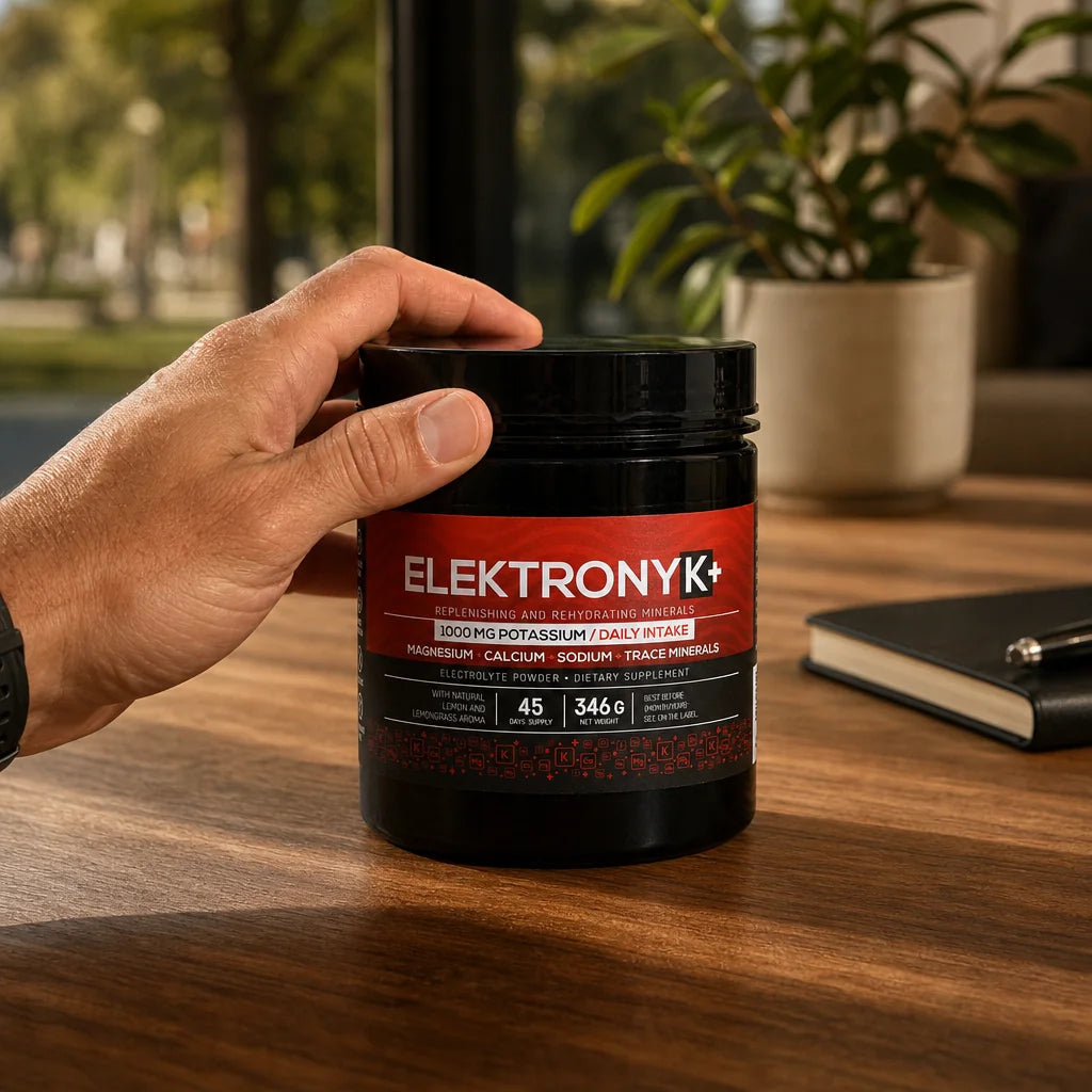 ElektronyK+ polvere elettrolitica • 1000 mg di potassio con glicina • DOLCE, 402g