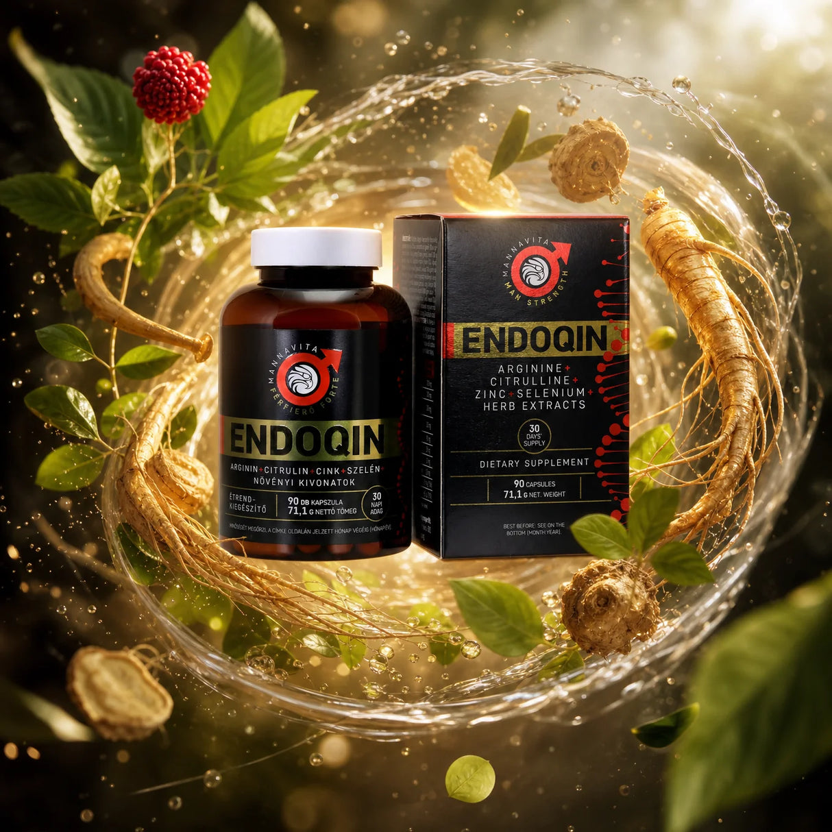 ENDOQIN forza maschile forte • 90 capsule