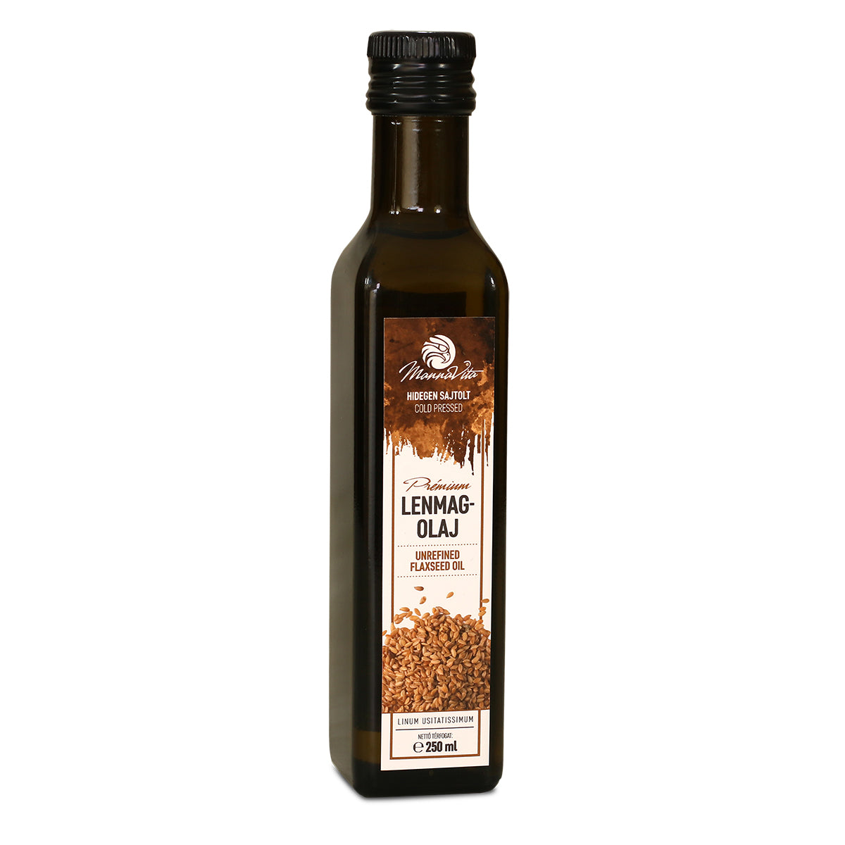 Olio di semi di lino ungherese spremuto a freddo Mannavita • 250 ml