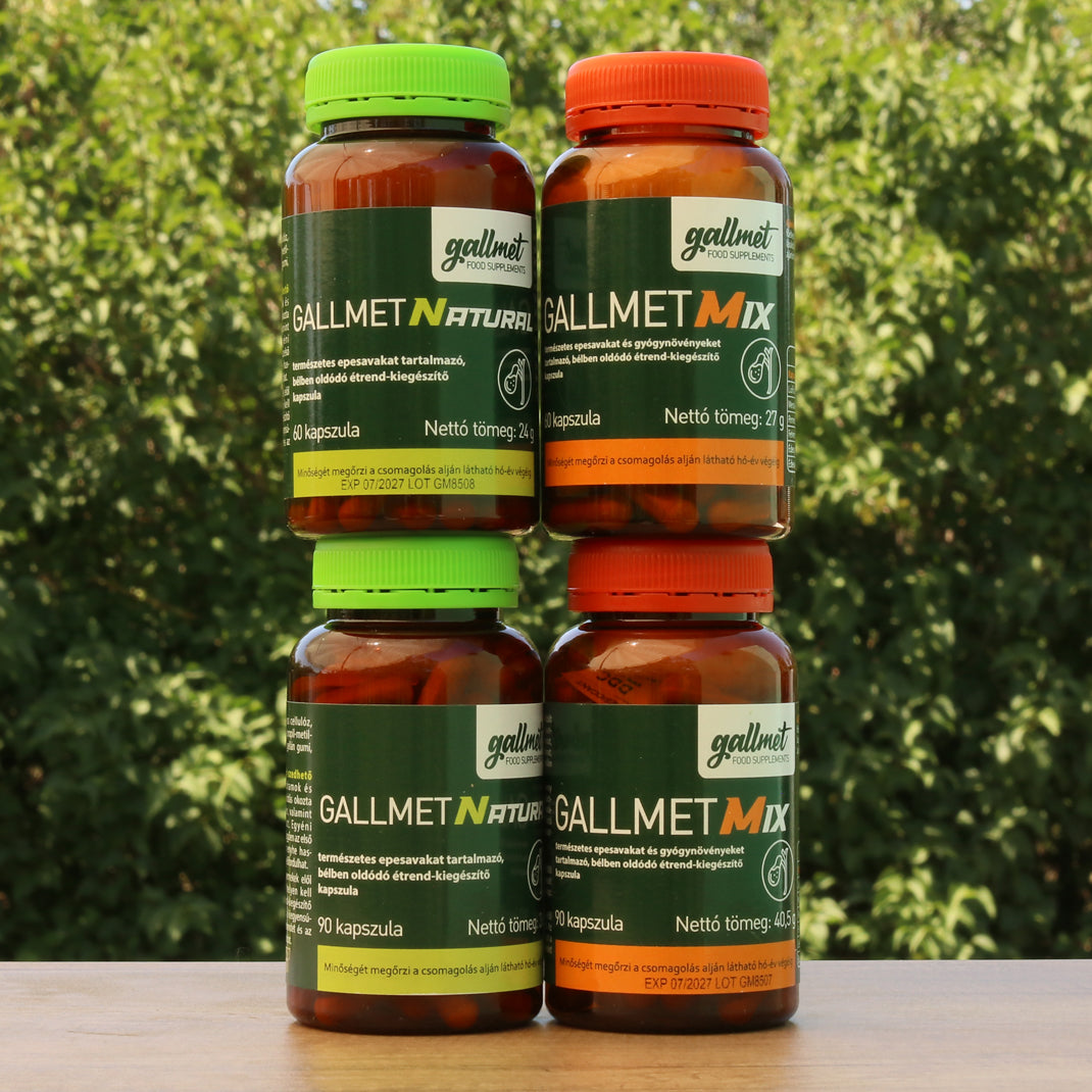 Gallmet Capsule di acidi biliari naturali • 90 pz.