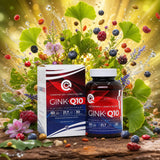GINK-Q10 • Complesso di Coenzima Q10 + Ginkgo Biloba • 60 capsule
