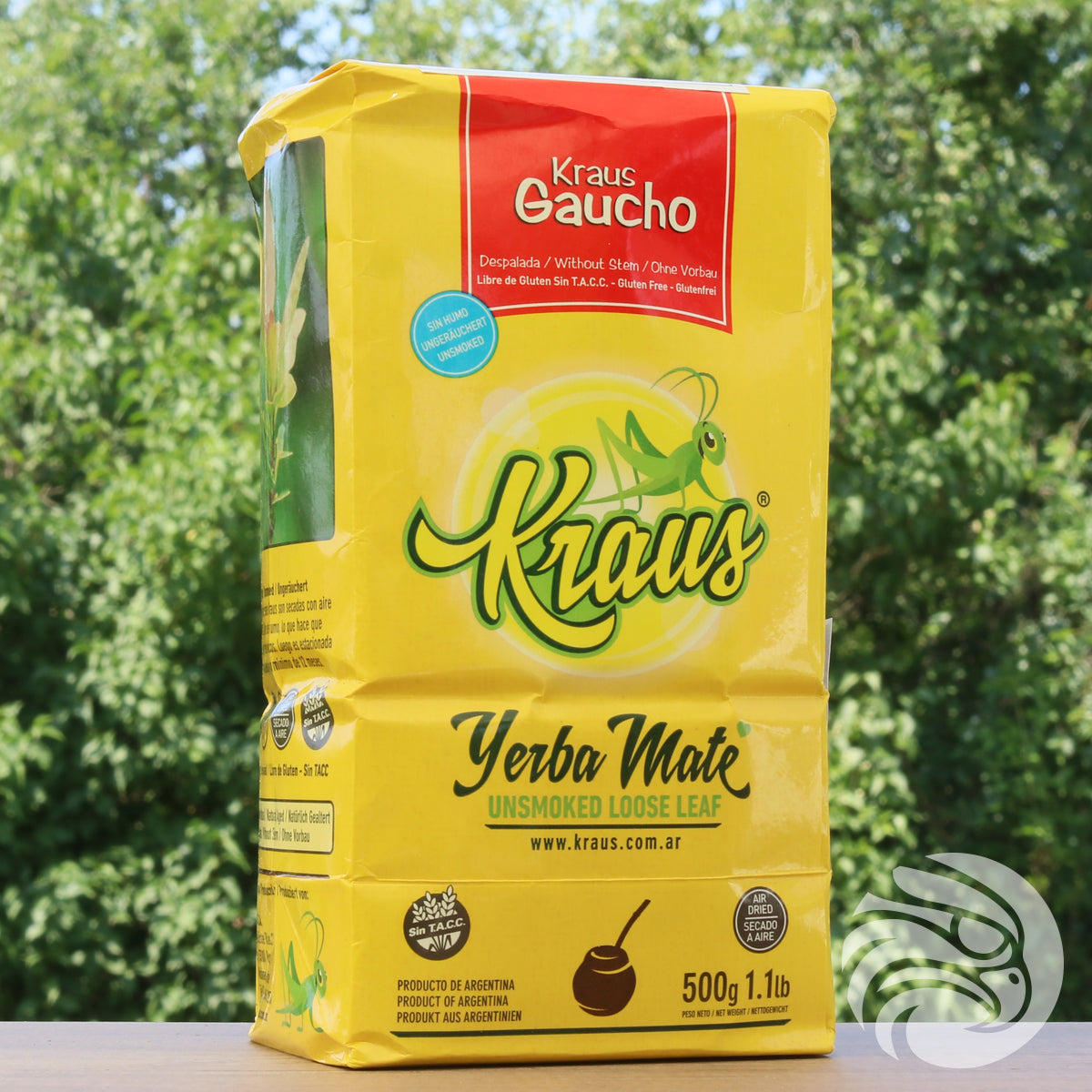 Kraus yerba mate • Gaucho, Sin palo - Senza gambi • 500 g