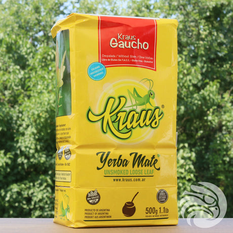 Kraus yerba mate • Gaucho, Sin palo - Senza gambi • 500 g