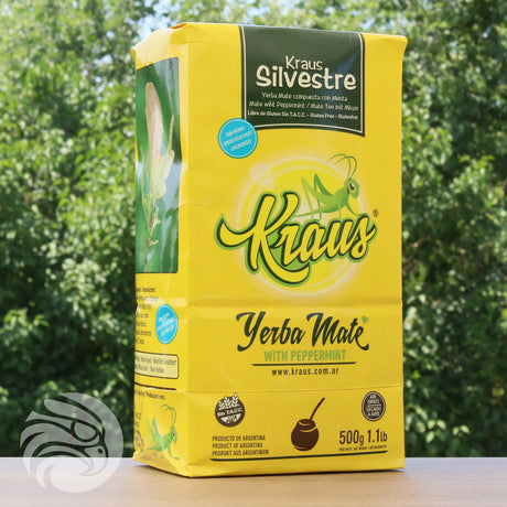 Tè di yerba mate Kraus • Silvestre, menta • 500 g
