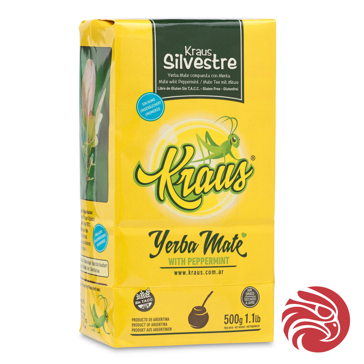 Tè di yerba mate Kraus • Silvestre, menta • 500 g