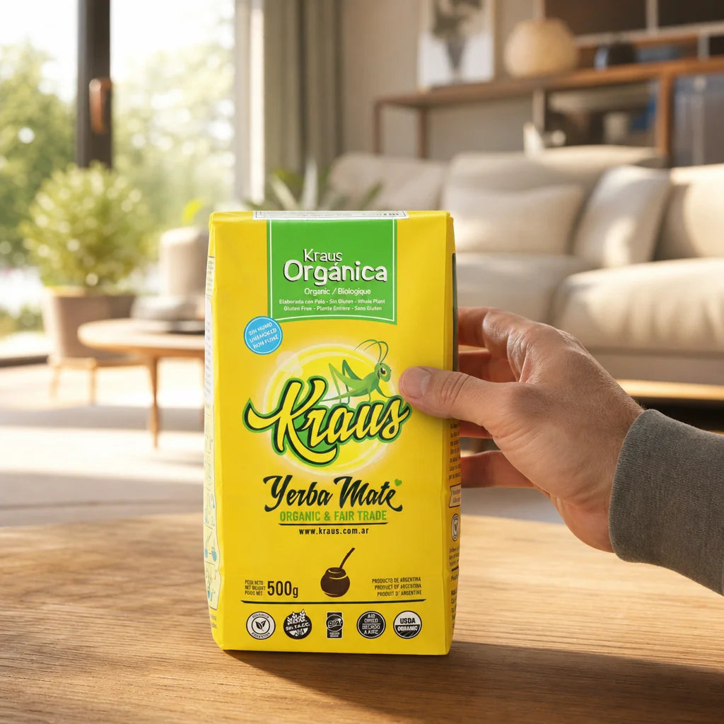Kraus yerba mate • Gaucho, Sin palo - Senza gambi • 500 g