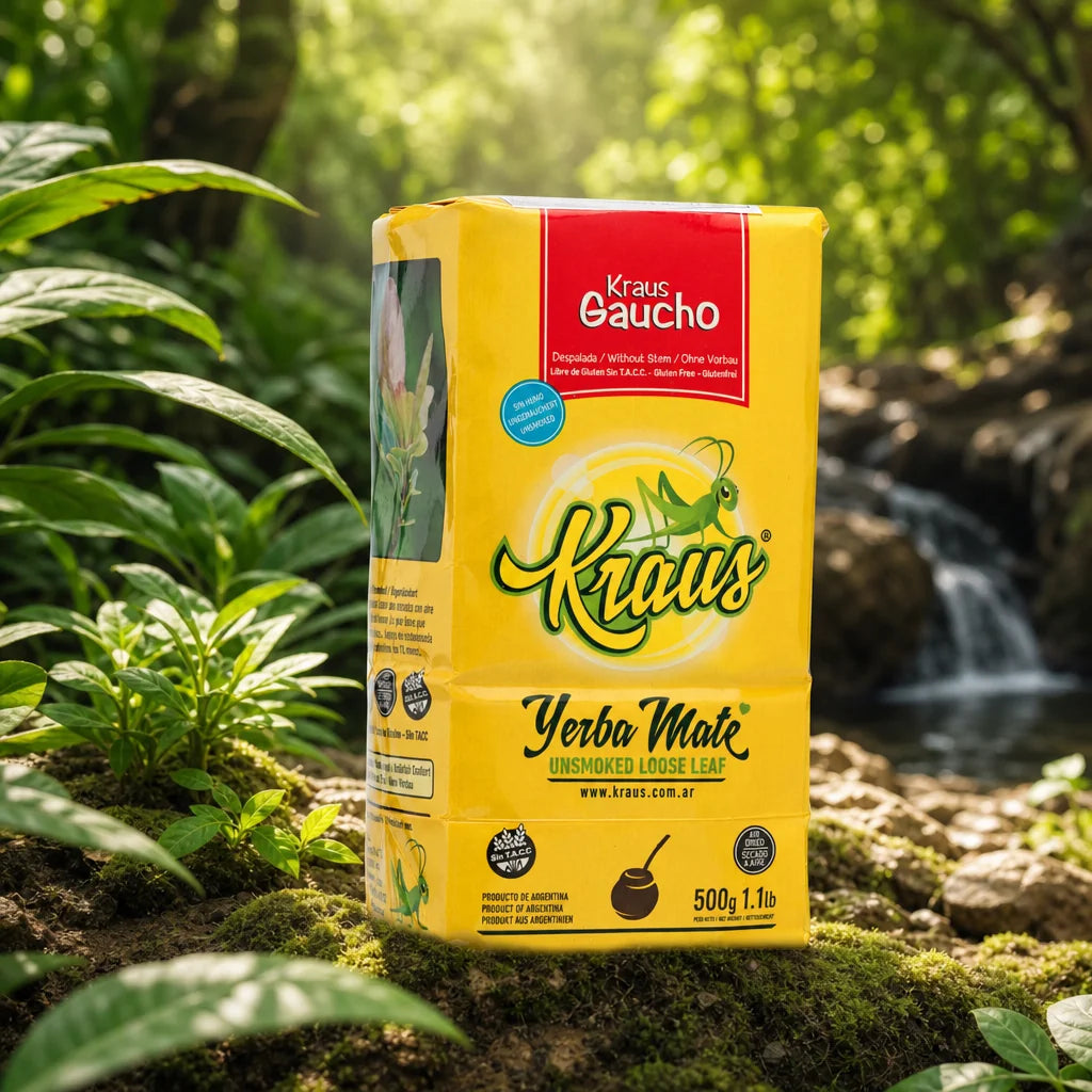 Tè di yerba mate Kraus • Silvestre, menta • 500 g