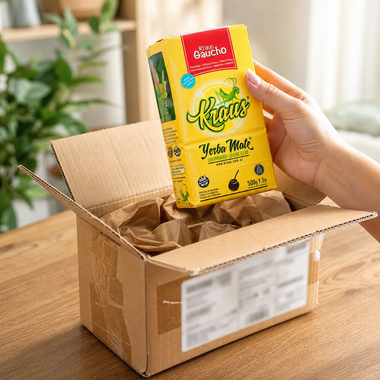 Tè di yerba mate Kraus • Silvestre, menta • 500 g