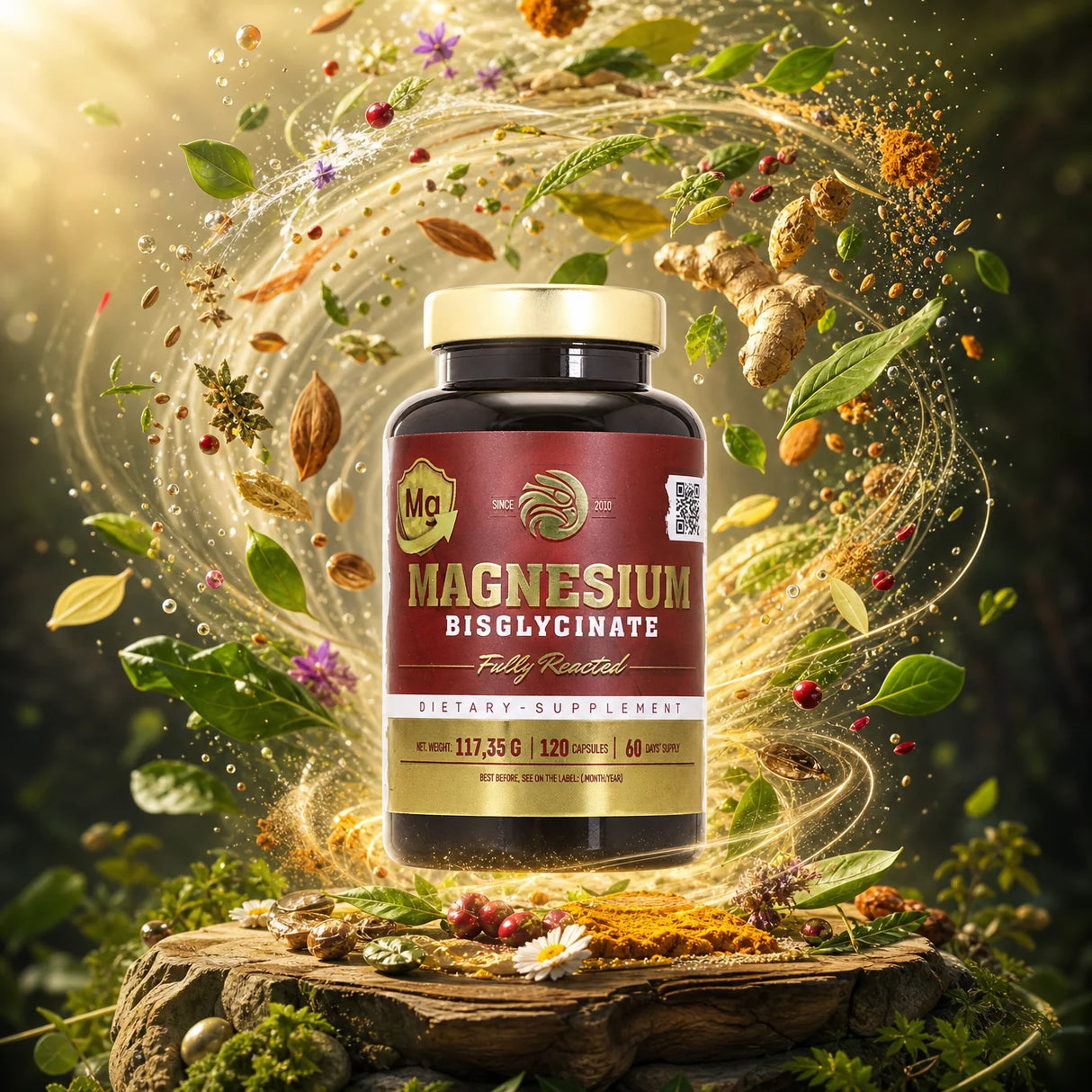 Mannavita MAGNESIUM Bisglicinato completamente reagito • 120 pz