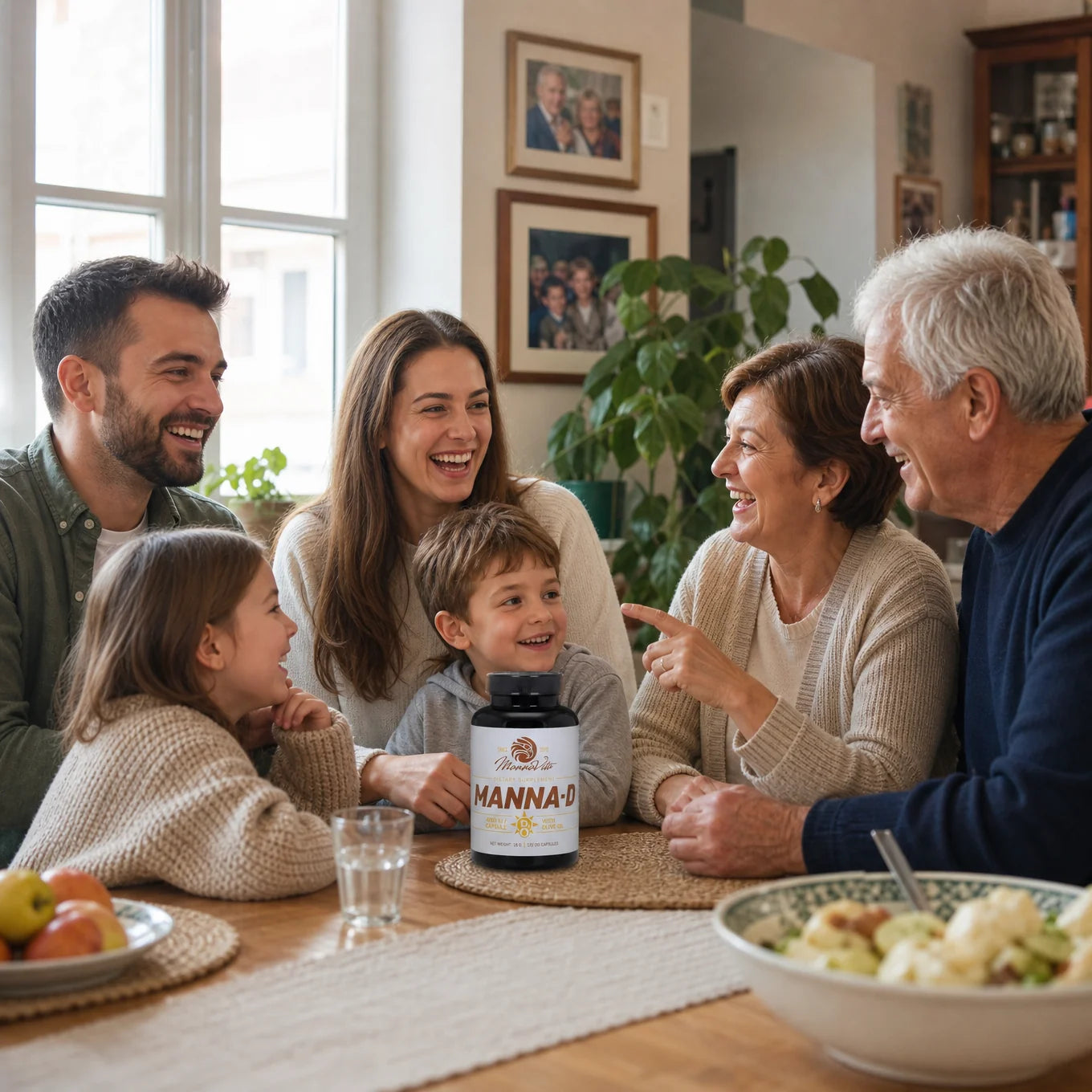 MANNA-D Vitamina D3 in olio d'oliva 4000 UI • 120 capsule