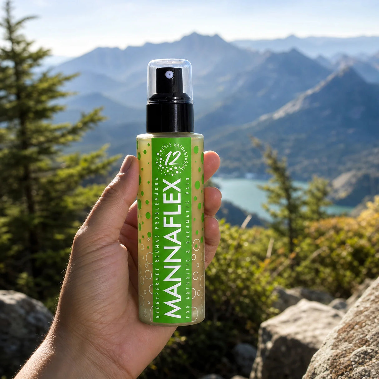 MANNAFLEX • Spray Lenitivo per il Sollievo dal Dolore alle Articolazioni e ai Muscoli • 100ml