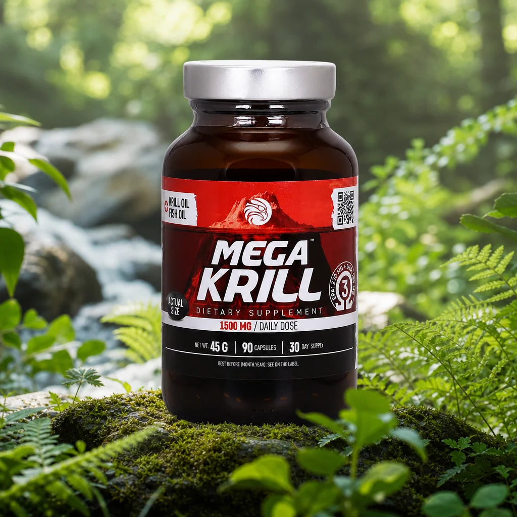 MegaKRILL 1500 mg olio di krill + olio di pesce • 90 capsule