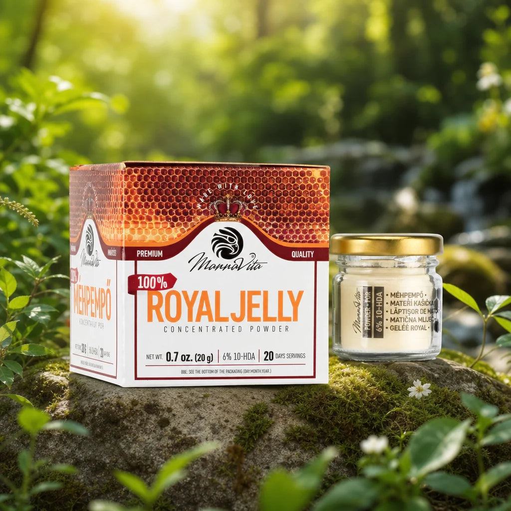 Polvere di Pappa Reale Concentrata, con contenuto di 10-HDA al 6% • 20g