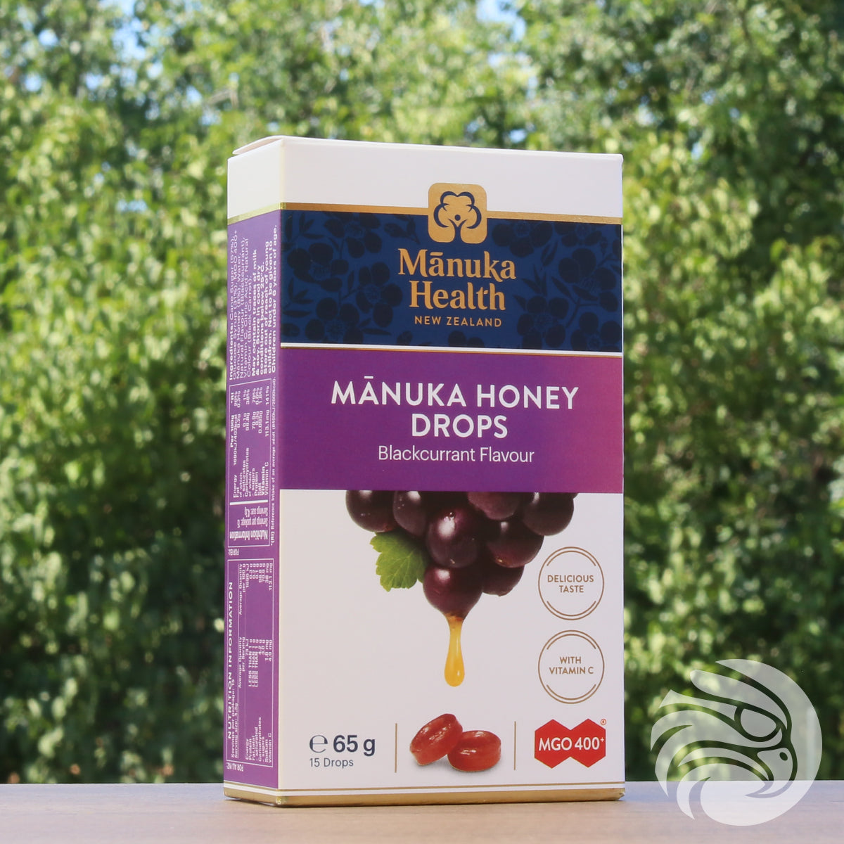 Pastiglie al miele di Manuka con ribes nero • 15 pz.