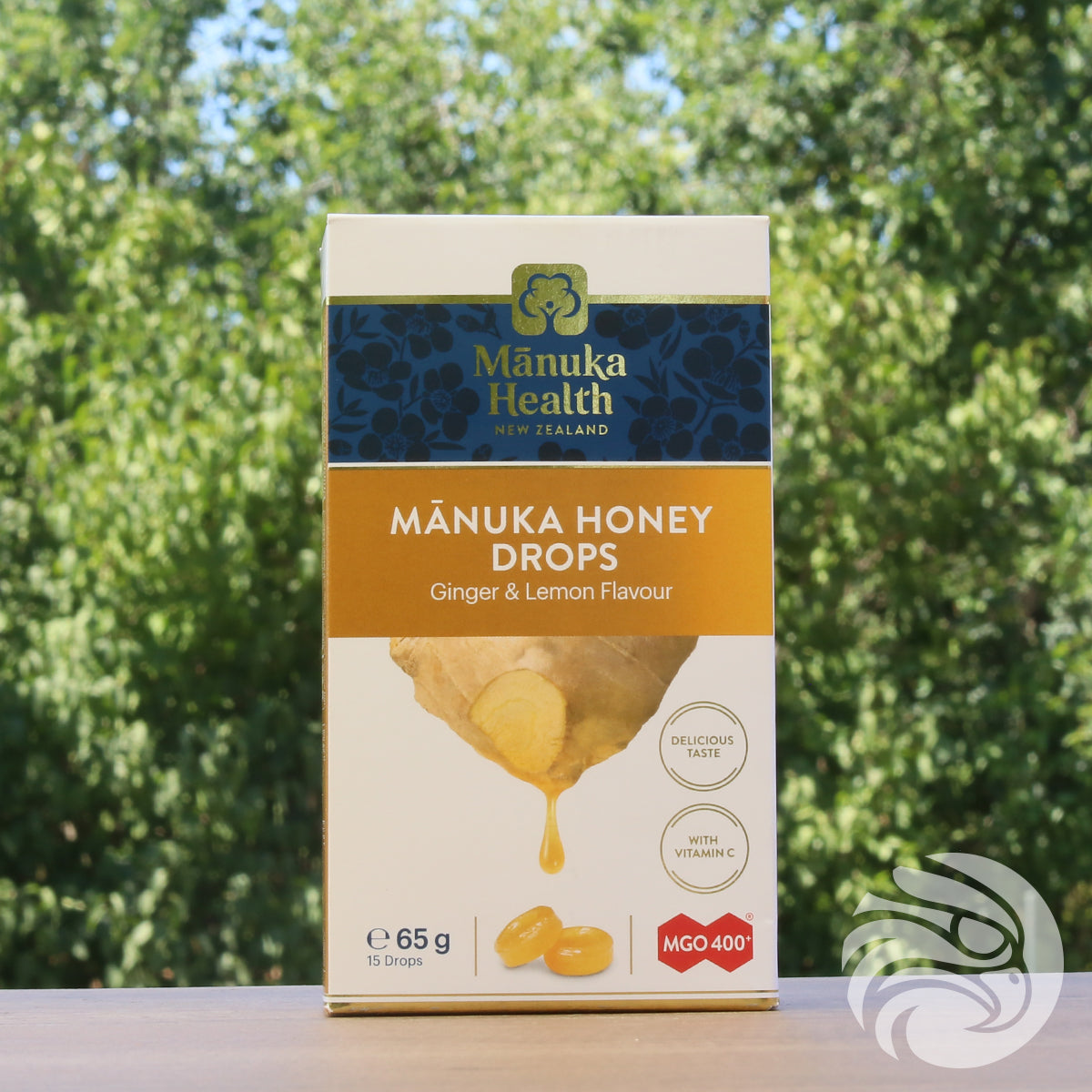 Caramelle al miele di Manuka con zenzero e limone naturali • 15 pezzi