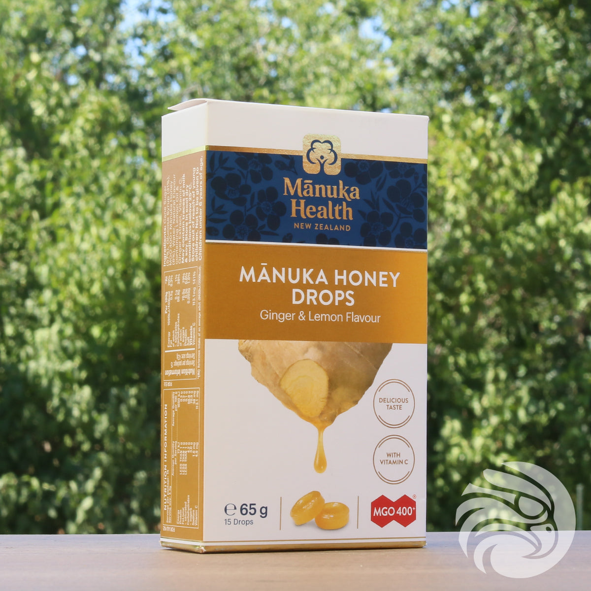 Caramelle al miele di Manuka con zenzero e limone naturali • 15 pezzi