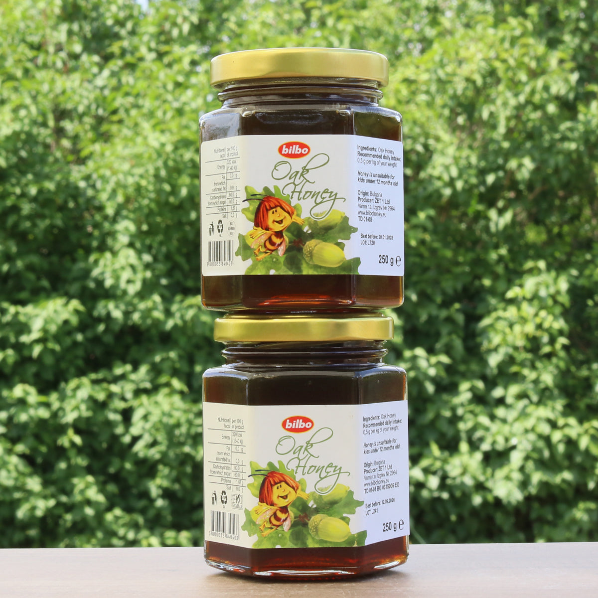 Miele grezzo di quercia Bilbo • 250 g