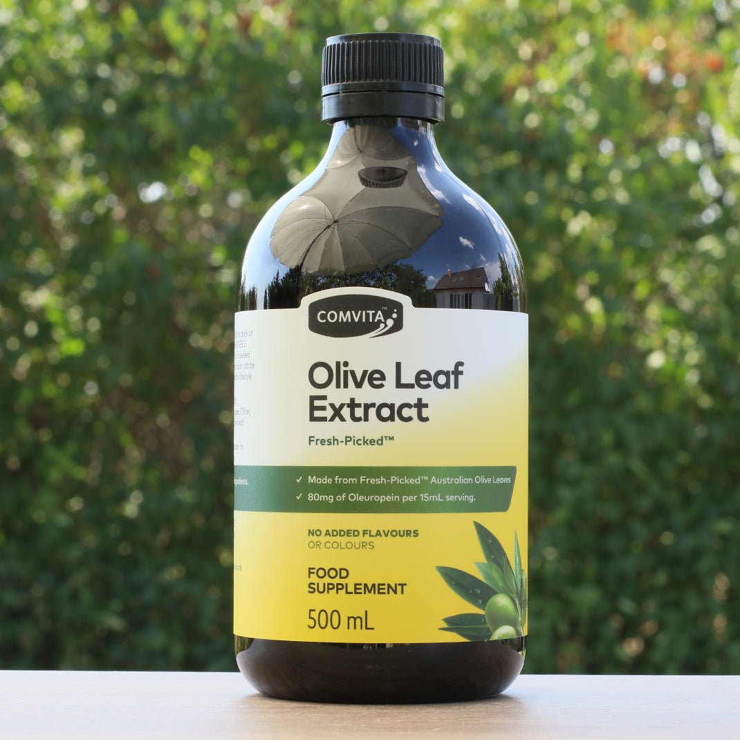 Estratto liquido di foglie di olivo Comvita • 500 ml