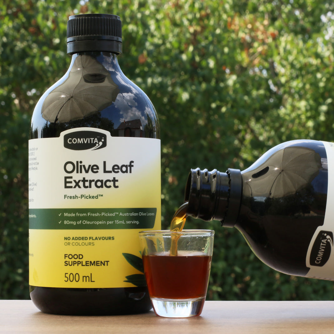 Estratto liquido di foglie di olivo Comvita • 500 ml
