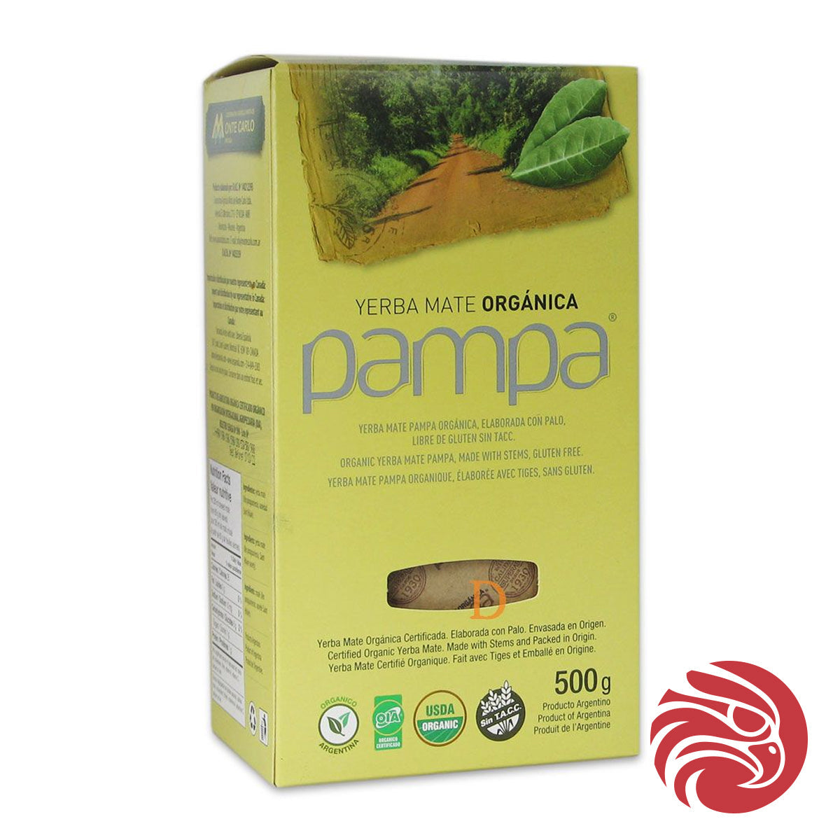 Tè di yerba mate biologica Pampa • Elaborata con palo • 500 g