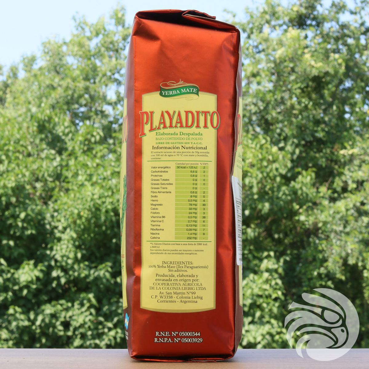 Yerba mate Playadito • Elaborada DESPALADA • 500 g