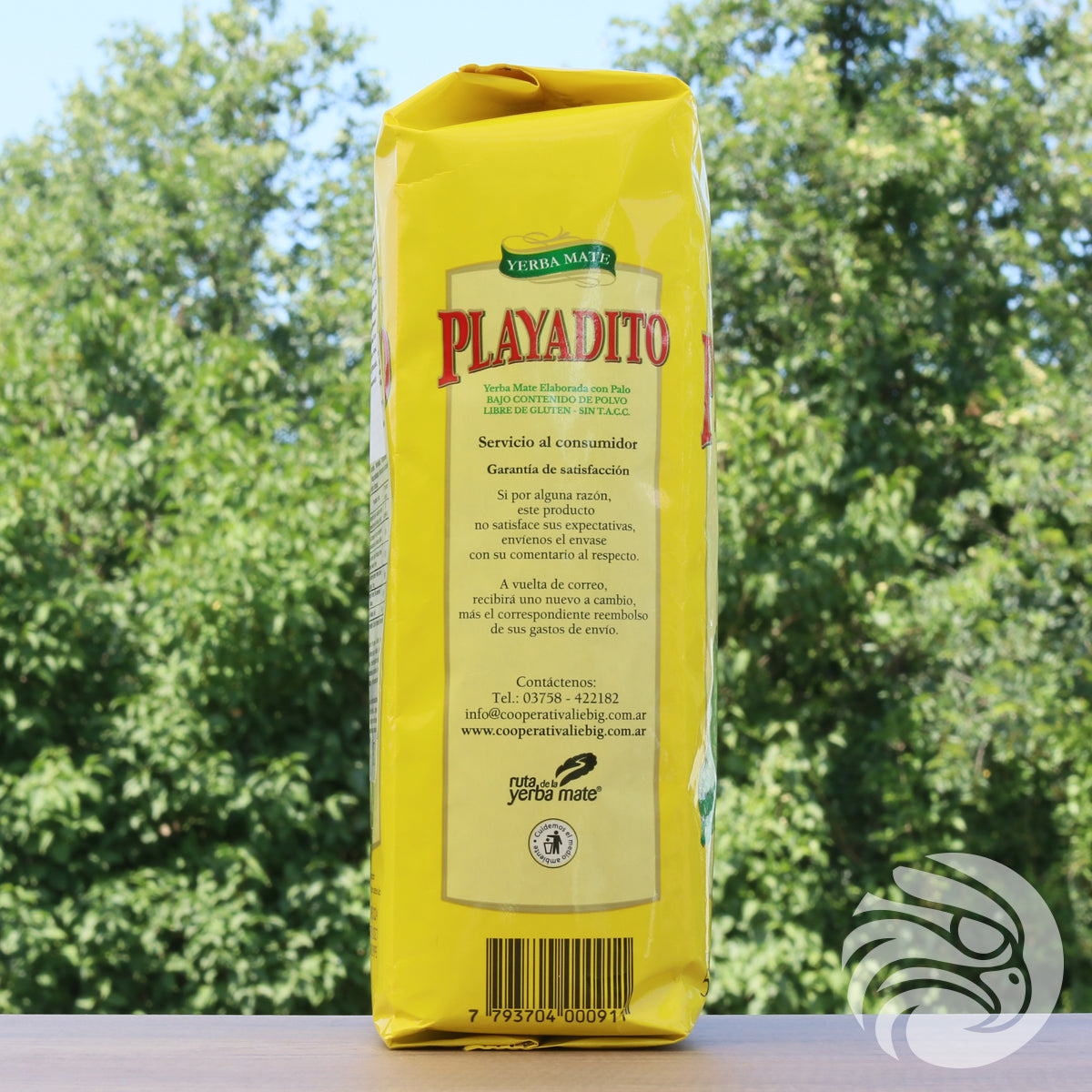 Tè di yerba mate Playadito • Elaborata con palo • 500 g