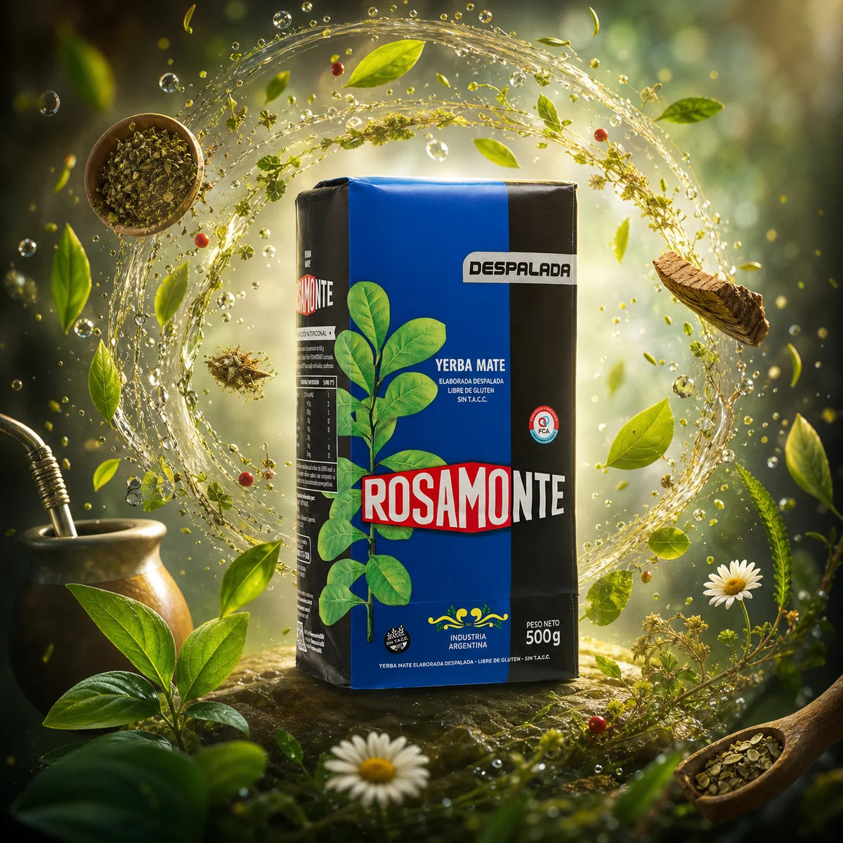 Tè yerba mate Rosamonte • despalada • 500 g