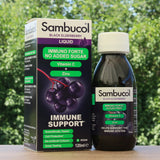 Sciroppo di sambuco nero Sambucol, senza zucchero • 120 ml