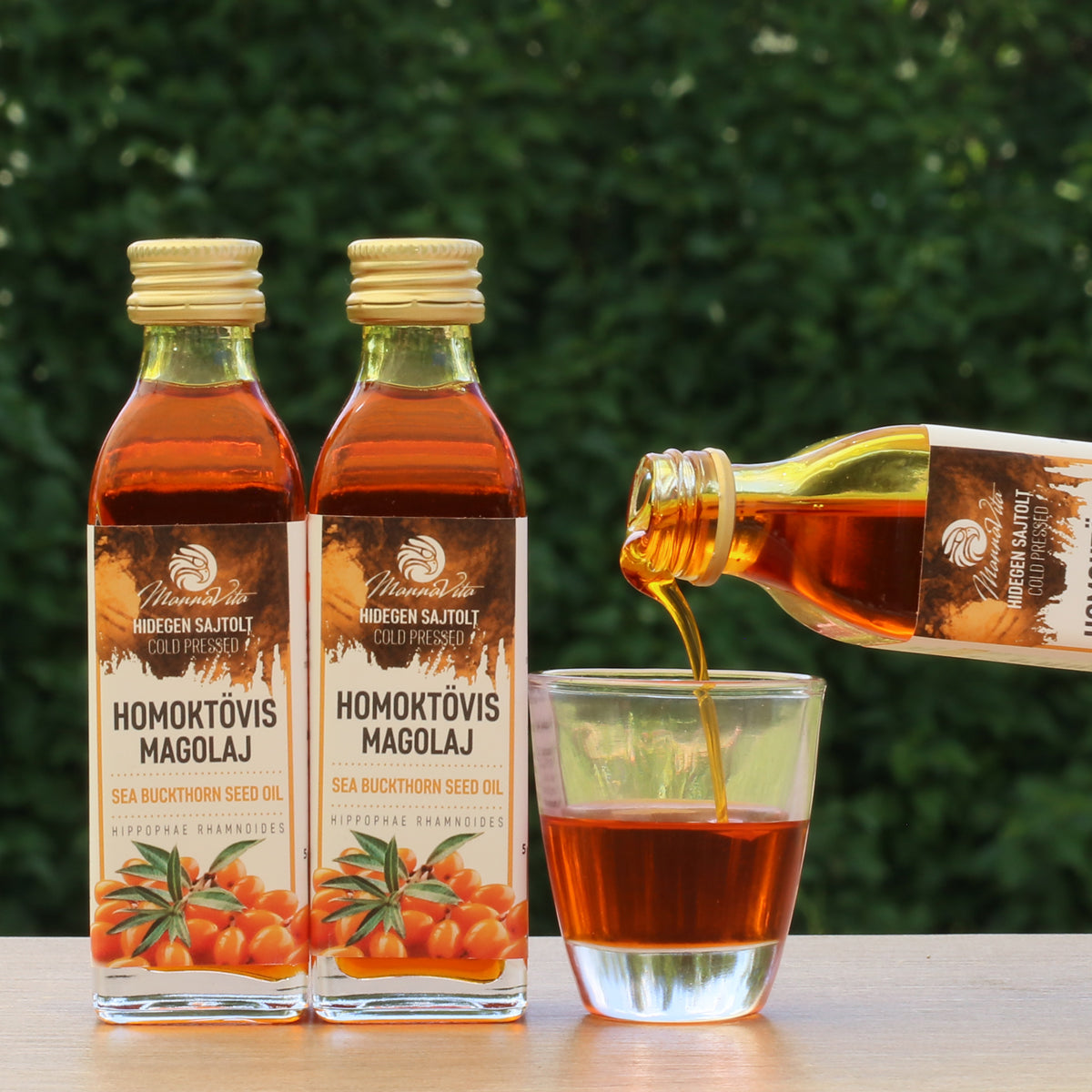 Mannavita olio di semi di olivello spinoso ungherese spremuto a freddo • 40 ml