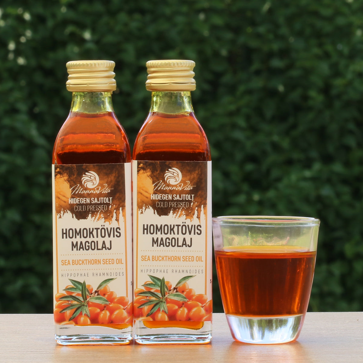 Mannavita olio di semi di olivello spinoso ungherese spremuto a freddo • 40 ml