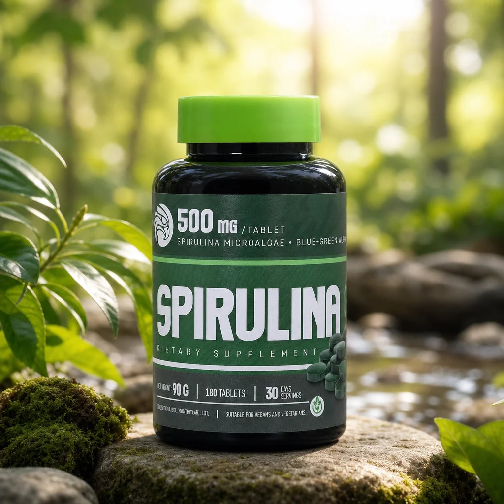 Mannavita • Compresse di Spirulina 500 mg • 180 pz.