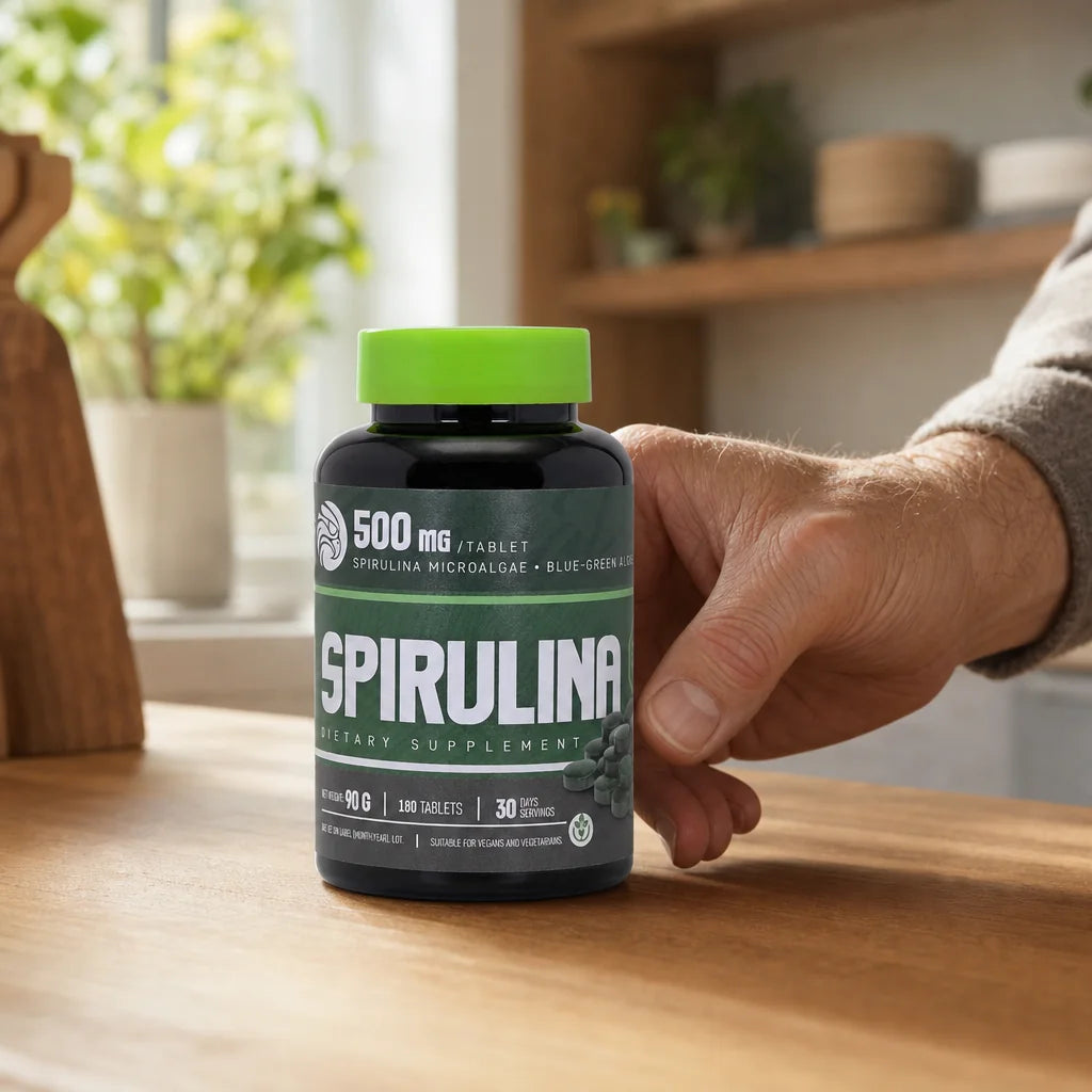 Mannavita • Compresse di Spirulina 500 mg • 180 pz.