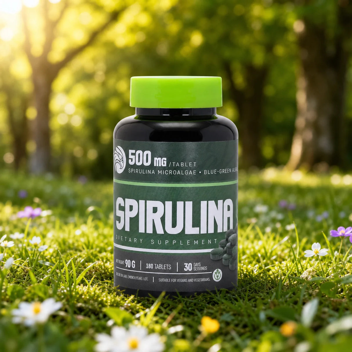 Mannavita • Compresse di Spirulina 500 mg • 180 pz.