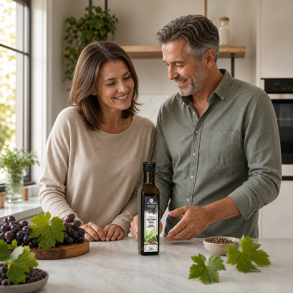 Olio di vinacciolo ungherese spremuto a freddo Mannavita • 250 ml
